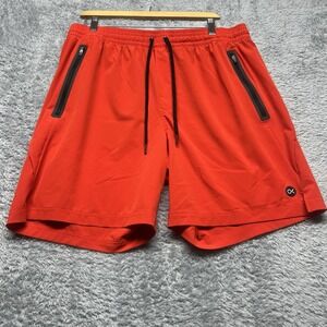 Outerknown Active Shorts Mens XL Red Outbound Volley Stretch Quick Dry‎ Pockets